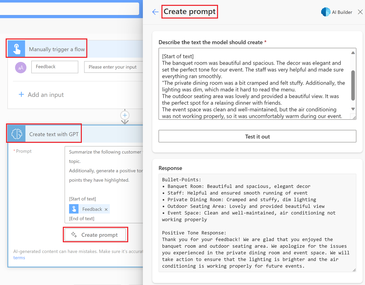 create a prompt